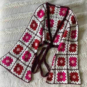 Francesca’s Sold Out Online Amber Cropped Crochet Kimono Top 🧶 🩷🌸